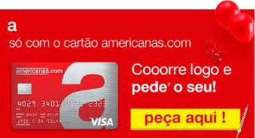 Cartão Americanas com anuidade GRATUITA