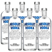 Vodka Absolut Natural 1 Lt 06 Unidades