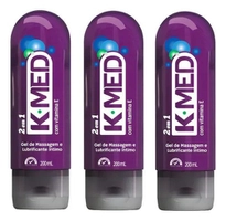 Kit 3 Géis Lubrificantes Íntimos 2 em 1 200g