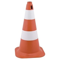 Cone sinalizador 50cm Branco E Laranja VONDER-CONE50CMB/E