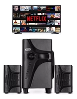 Home Theater Bluetooth 2.1 Subwoofer Potente Tv Usb P2 Fm