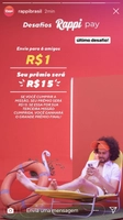 (Somente pra quem cumpriu o desafio) Envie R$1 via Rappi Pay para 6 amigos receba R$15