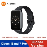 [Taxa inclusa] Xiaomi mi band 7 pro, versão global, GPS, 6 cores, Tela Amolad