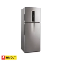 [App] REEMBALADO: Geladeira Electrolux Frost Free Inverter 480L IT70S Duplex Inox Look - Bivolt