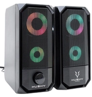 [APP]Caixa de Som Gamer Husky Gaming Storm, Preto, 6W, USB / P2, Rainbow CX