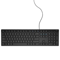 Teclado Multimídia Dell, ABNT2, Preto - KB216