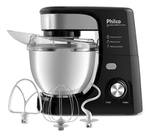 Batedeira Planetária Philco Turbo Inox 775W Preto