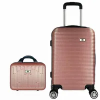 Kit Mala Viagem Grande E Frasqueira Em Abs Eagle Ac50 E Ac32