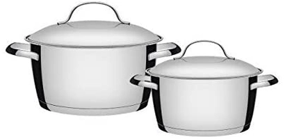 Jogo de Panelas com Fundo Triplo 2 Peças Tramontina Inox
