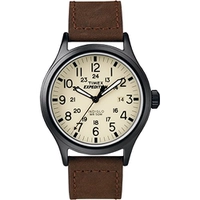 Relógio masculino Timex Expedition Scout 40, Dark Brown/Natural