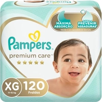Fralda Pampers Premium Care XG - 120 fraldas