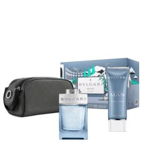 Kit Man Glacial Essence Bvlgari Masculino Eau de Parfum 100ml + Pós-Barba 100ml + Nécessaire | R$ 353