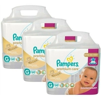 Fralda Pampers Premium Care 204 unidades - 109,95 com AME