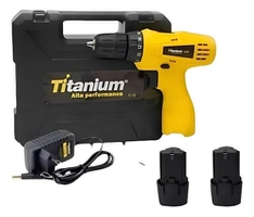 Parafusadeira 12V Titanium c/ Maleta e LED