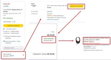 Fone De Ouvido Multilaser Headset Gamer Com Microfone P2 - PH073 - R$31