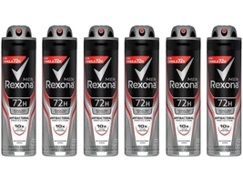 Desodorante Aerossol Antitranspirante Masculino - Rexona Antibacterial Protection 150ml 6 Unidades