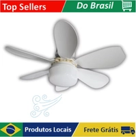 [R$19 "MOEDAS"/BR] Ventilador de Teto LED Fan Light com Controle Remoto #Aliexpress 🇧🇷
