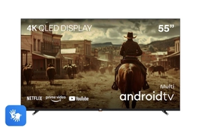 Smart TV Qled 55 4K Multi Android 11 3HDMI 2USB -TLO73M
