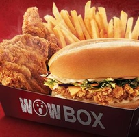 Wow Box Longer Cheese Salad do KFC - R$14,90