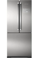 Geladeira Brastemp Frost Free Side Inverse 540 litros cor Inox com Ice Maker - BRO80AK