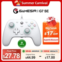 Controle Sem Fio Gamesir G7 SE para Xbox One, Xbox Series e PC