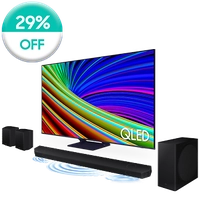 Combo Smart TV 65 polegadas QLED 4K 65Q65C 2023 + Soundbar HW-Q930C