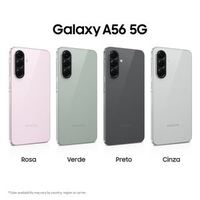 [Members] Celular Samsung Galaxy A56 5G 8GB RAMSM-A56 Câmera 50MP | IP67 | Super AMOLED 6.7" | Recursos AI | Cinza (256GB)