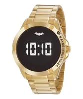 kit de relógio masculino batman digital - 32243GPMVDE1K1 + Pulseira DOURADO