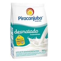Leite Pó Desnatado Instântaneo Piracanjuba Pouch 600g Recorrência 