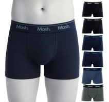 Kit 6 Cuecas Boxer Infantil em Algodão Respirável