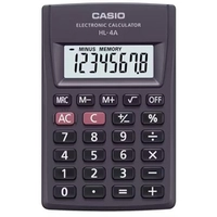 (R$ 12,25 +por-) Calculadora de Bolso Casio 8 Dígitos Preta