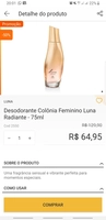 Luna Radiante 75ml R$ 65