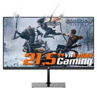Monitor Gamer SuperFrame View, 21,5 Pol, Full HD, 75Hz, Painel VA, HDMI/VGA, SF22H2F