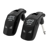 [Moedas R$86] JW-03 JOYO Transmissor e Receptor para Baixo Guitarra Elétrico, Sistema Sem Fio, Recarregável, Embutido, 2.4GHz