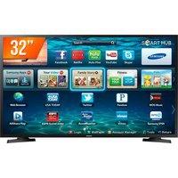 Smart TV LED 32'' HD Samsung LH32 2 HDMI 1 USB Wi-Fi