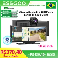 Tela multimídia   portátil 10 polegadas Carplay/AndroidAuto