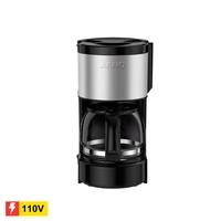 REEMBALADO: Cafeteira Elétrica Arno Perfectta Inox CFPI 12 Xícaras Preta - 110V