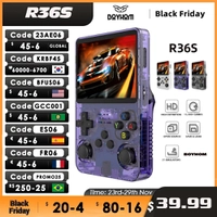 [Taxa Inclusa/Moedas] Game Retrô Pirtat R36S 64G, Video Game Console, Tela IPS 3,5 polegadas