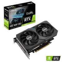 Placa de Vídeo Asus GeForce RTX 3060 DUAL OC V2, LHR, 12GB, GDDR6, DLSS, Ray Tracing, 90YV0GB2-M0NA10