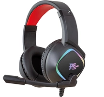 Headset Gamer com fio Philco PHS750 - Preto/Vermelho