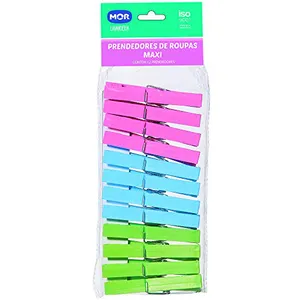 Mor - Prendedor Maxi 12 Peças