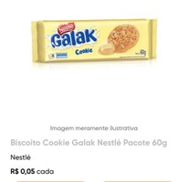 Biscoito Galak 60g | R$ 0,05