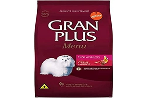 Ração para Cães Adultos Gran Plus Mini Carne e Arroz 15 Kg