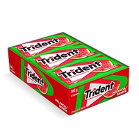 Chiclete Trident Melancia Sem Açúcar - Caixa com 21 unid. de 8g