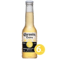 Cerveja Coronita Extra Long Neck 210ml Pack - 6 unidades