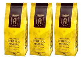 [BUG] 3x Café Torrado Moído Havanna Especial Cerrado Mineiro 250g