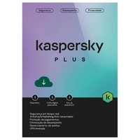 Kaspersky Antivirus Plus 1 Ano 1 Dispositivo + VPN ilimitada + Gerenciador de Senhas