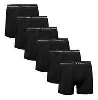 Kit 6 Cuecas Boxer Sem Costura Torp Microfibra
