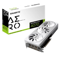 Placa de Vídeo Gigabyte NVIDIA GeForce RTX 4070 Aero OC White, 12GB, GDDR6X, DLSS, Ray Tracing, GV-N4070AERO OC-12GD