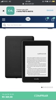 KINDLE PAPERWHITE AMAZON TELA 6” 8GB | R$321